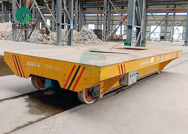 Workshop Bay To Bay Material Transfer Automatic Self Propelled Cart On Rail