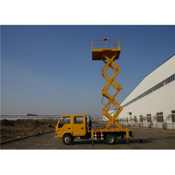 Тележка заграждения привода 22М шасси 4кс2 ИСУЗУ телескопичная установила воздушные платформы 90км/Х