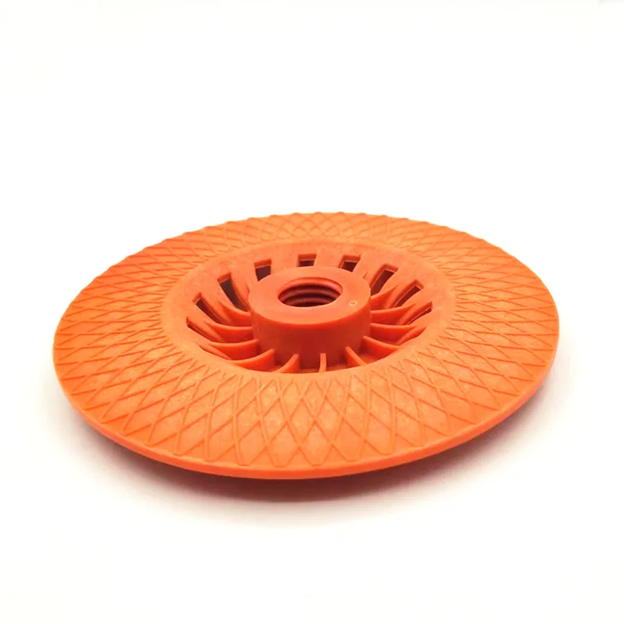 6in Orange Plastic Fiber Grinder Backing Pad Flap Disc Polishing And Grinding