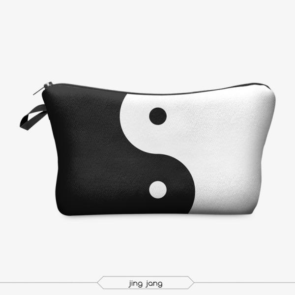 Women Cosmetic Bag 3D Printing Makeup Bags With Multicolor Pattern Cute Cosmetics Pouchs For Travel Ladies Pouch
