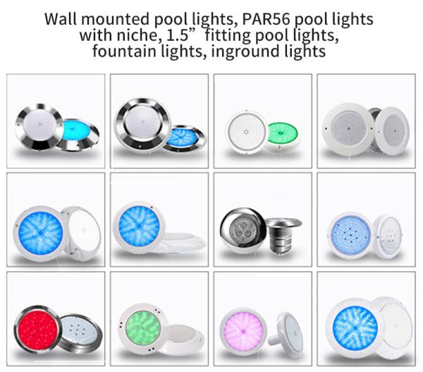 SMD2835 E26 E27 LED Pool Bulb Color Changing 35W For Underwater