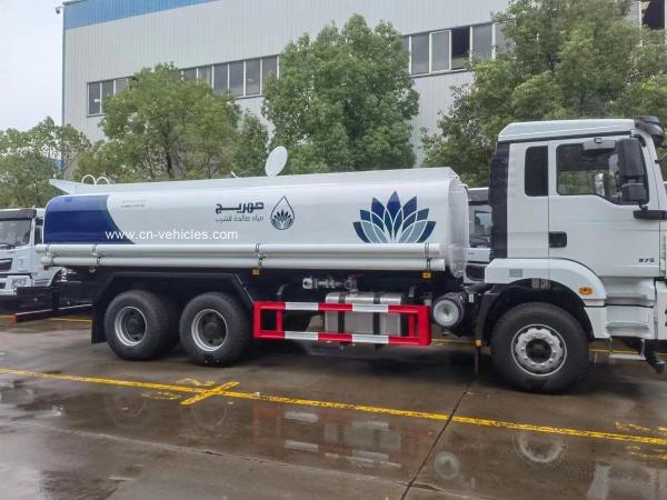 Shacman H3000 10 Wheeler Water Tanker Truck With 20000 Liters Water Tank Watering Cart