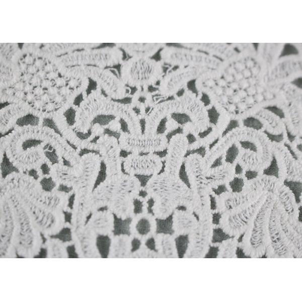 Guipure French Venice Lace Collar Cotton Lace Heart Applique For Wedding Dresses