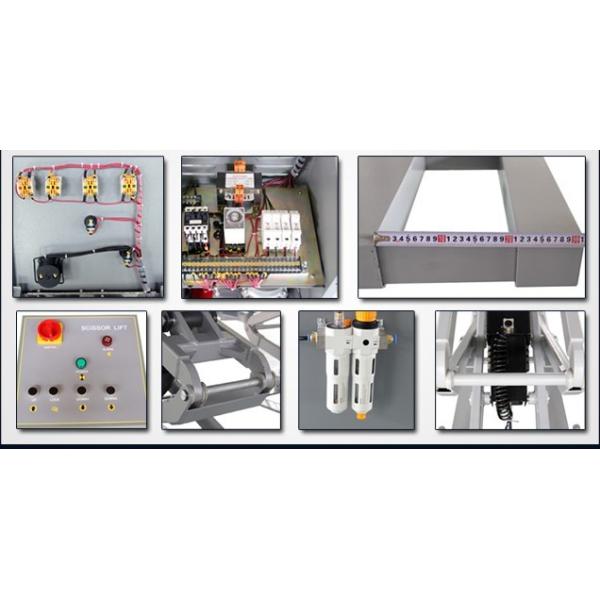 In Floor Scissor Car Lifts 3200kg/1800mm Tubular Arm Design Scissor Car Lift In Ground Installation