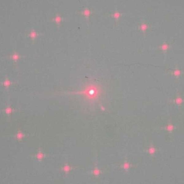 18 Point Circle Red Line Laser Module Mini Laser Atmosphere Light
