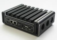 Aluminum Material Industrial Mini PC Intel i3 6100U Dual Core 2.3GHz 2 LAN Port