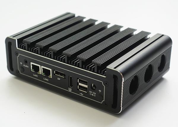 Aluminum Material Industrial Mini PC Intel i3 6100U Dual Core 2.3GHz 2 LAN Port