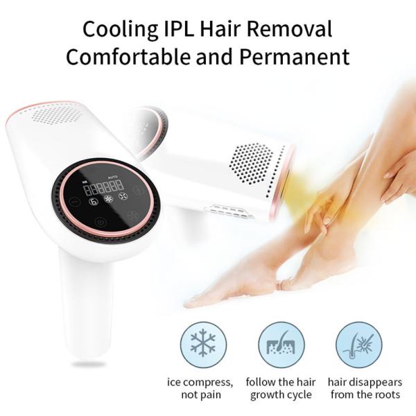 Permanent Home Pulse Light Ice Cooling Laser Hair Painless Removal Mini Handheld IPL Epilator Portable Depilator Machine