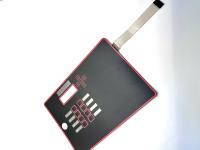 Commutateur de clé à membrane de polyester pour fenêtre LCD teintée arrière avec couche adhésive