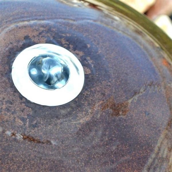 Fuxin Corten Steel Sphere Water Feature Garden Fountain Ball Shaped