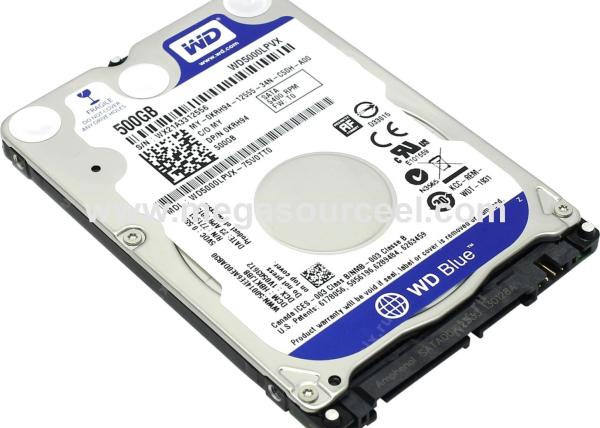 2.5 Western Digital Blue WD5000LPVX 500GB 5400 RPM 8MB SATA Laptop Hard Drive