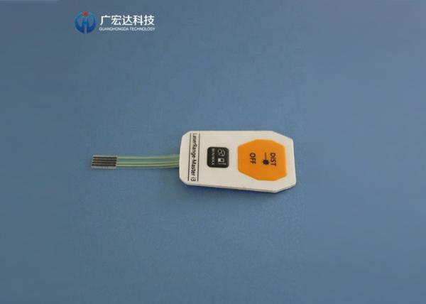 OEM Service Membrane Touch Switch PVC Material Coated Film ROHS Compliance