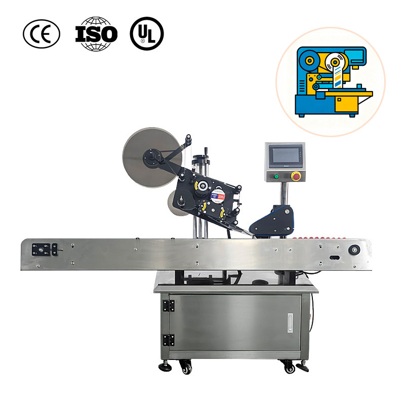 Customized Horizontal Labeling Machine Modular Bottle Labeler Machine