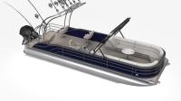 Pontoon à essence 7m longueur 2,3/2,6m largeur et performance avancée parfaite