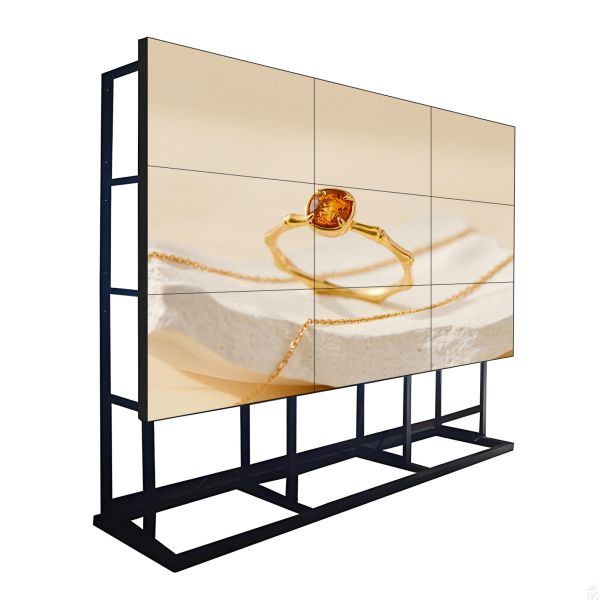 55 Inch Ultra Narrow Bezel LCD Video Wall Commercial Display 1.7mm Splicing Screen 4K UHD Advertising