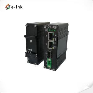 アルミニウム場合の産業イーサネット媒体のコンバーター1左舷100/1000Base-X SFPのイーサネット スイッチ