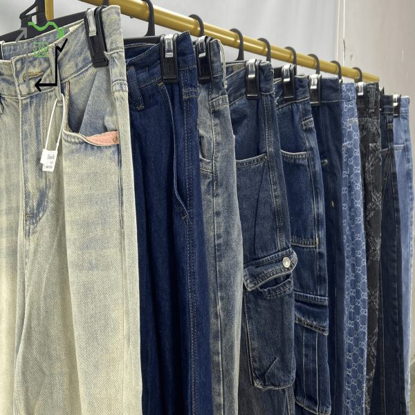 Good Condition Second Hand Jeans Pants Winter Autumn Summer 2nd Hand Jeans