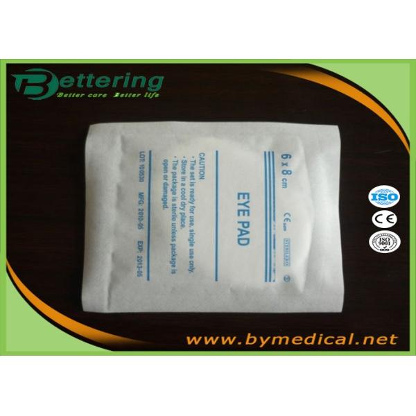 Disposable Surgical Absorbent Cotton Dressing , Non Adhesive Oval Eye Pads Covered
