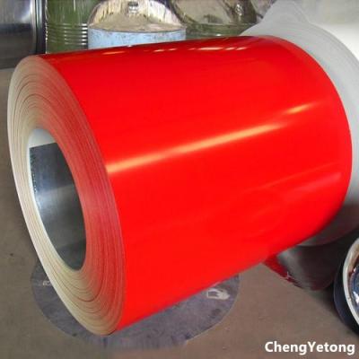 Building Corrugated Panel Coated Aluminum Coil , Plain Color PU Coating Metal Coil Stock