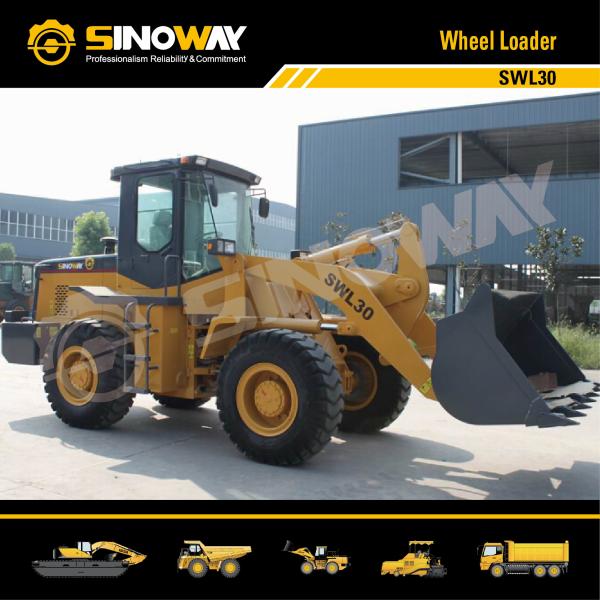 Soil Moving Equipment 1.7m Bucket Wheel Loader Compact Payloader