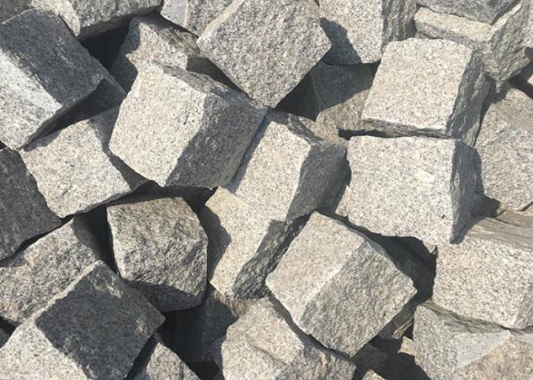 Grey White Granite Paving Stones , Custom Surface Patio / Garden Stepping Stones