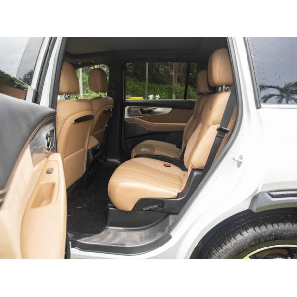 Conducción izquierda Trumpchi ES9 SUV híbrido de seis asientos con techo solar panorámico y chip de motor de automóvil inteligente 8155