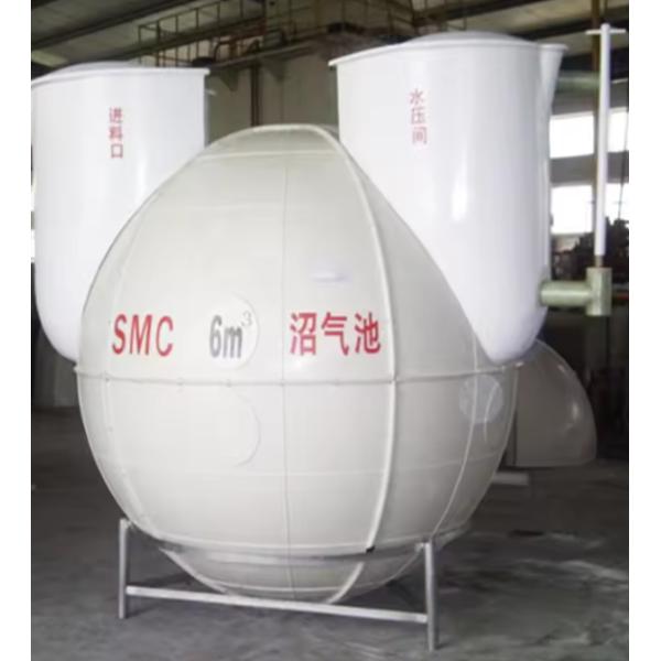 Réservoirs de méthane en FRP en fibre de verre Industrie Commercial Agriculture Ferme Léger Anti-corrosion