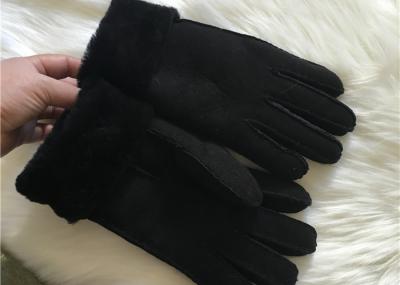 Men Genuine Sheepskin Leather Gloves Hand sewn stylish Shearling Gloves