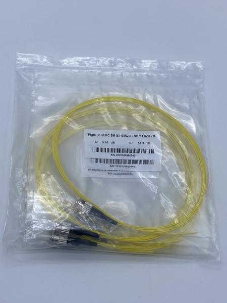 3m Fiber Pigtail ST/UPC SM 9/125 0.9mm PC for FTTH