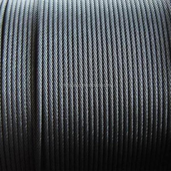 Grade High Carbon Steel 6*19 Wire Rope 3mm-16mm for Gym Equipment Cable Winch Hot Dip Galvanized/Electric Galvanized