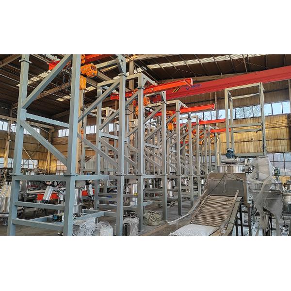 Estación de alimentación de bolsas de toneladas máquina de desempaquetar bolsas de cemento en polvo libre de polvo de tipo abierto