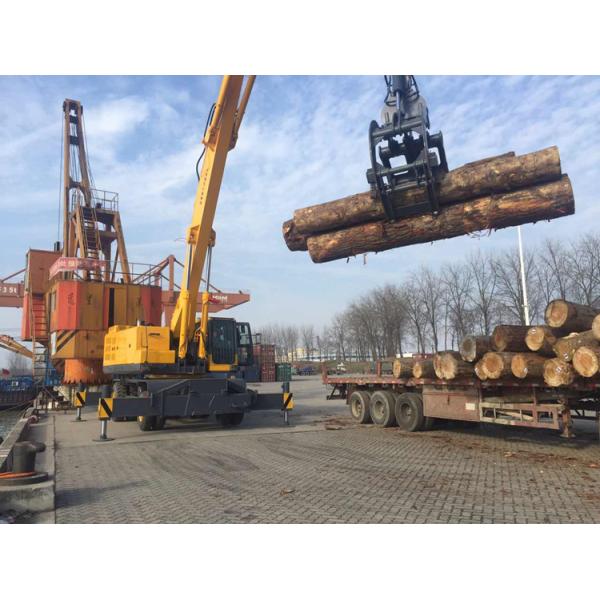 Wood Grab Machine WLYS25 Wheeled Material Handler Grab Crane