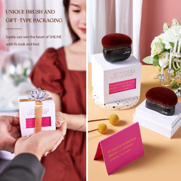 Jessup Matte Black My Magical Foundation Brush SF001