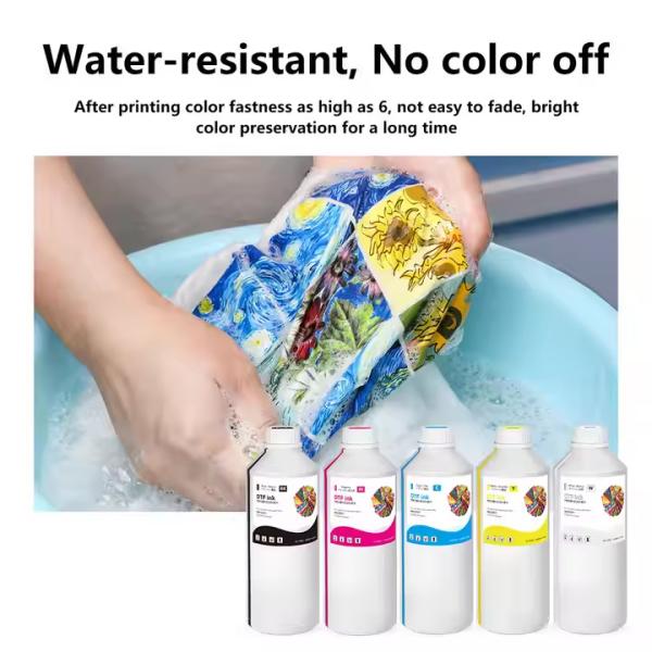 1000ML Dtfプリンター 遮断ノズルなし Dtf 色のインク CMYK+W 環境に優しい