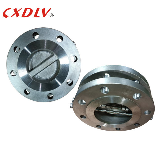Flanged Dual Plate Check Valve Non-return Check Valve Swing Type ANSI150LB Connection