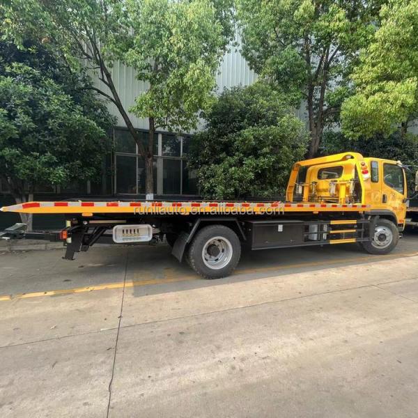 Camión de remolque FAW JieFang One Tow Two Tow de 10 toneladas, el mejor vendido de fábrica, camión de remolque de plataforma plana pequeño y ligero