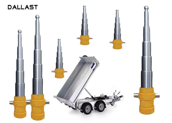 5 Inch Bore Single Acting Small Hydraulic Ram Welded Telescoping Cylinder