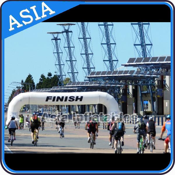 Orange Color Beach Competition Finish Line Arch Inflatable