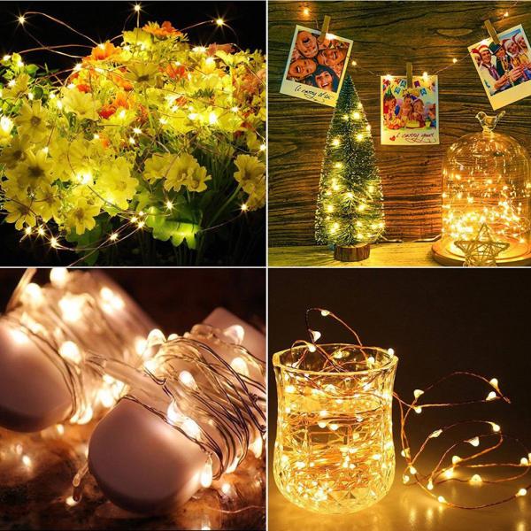 1M 2M 3M 5M LED String Lights For Wedding Party Christmas Decoration Fairy Lights Garden Outdoor Waterproof Garland Ligh