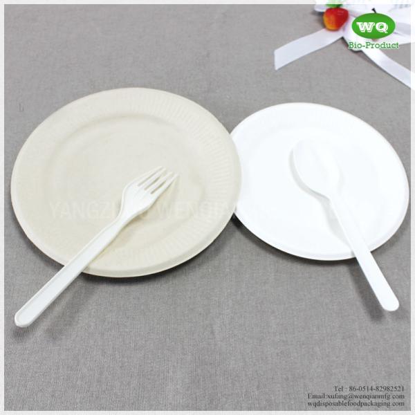 Easy Green Sugarcane Dish 6inch 7 Inch 8inch-Hot Selling Disposable Sugarcane BagassePlates China Factory Supplies