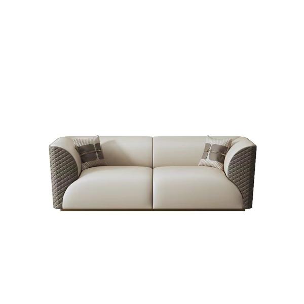 Sofa Set Couch Living Room de couro moderno luxuoso Sofa Hotel Villa