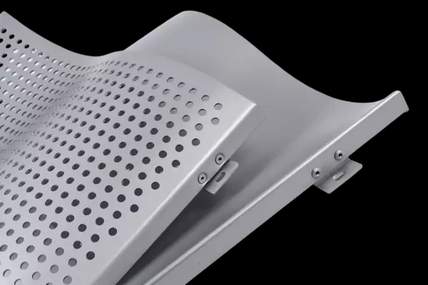 Grid Suspended Aluminum Honeycomb Panel Smokeproof Interior Metal Wall Panels