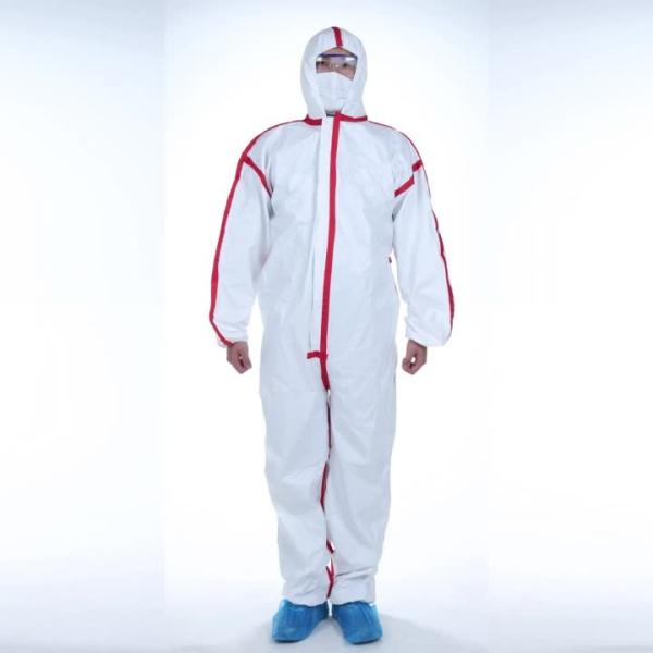 Terno químico protetor impermeável branco do corpo perto de mim