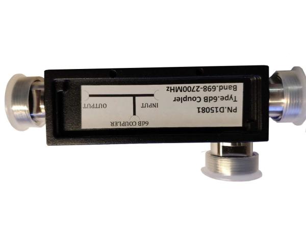 300W Coaxial Directional Coupler 4.3-10 Female Connector 698-3800MHz Frequency
