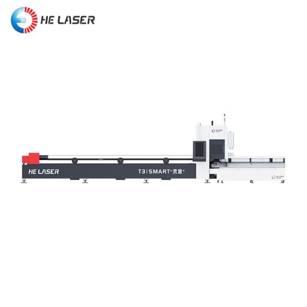 Pipe Tube Fiber Laser Cutter Automatic CNC Fiber Tube Laser Cutting Equipment