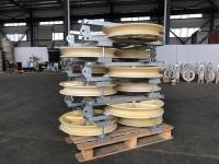 Bloco piloto de Wire Rope Pulley de três polias de 660mm
