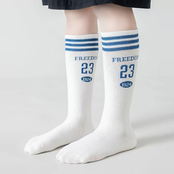 Knee High Comfortable Kids Cotton Socks Seamless Toe Cotton Children Socks