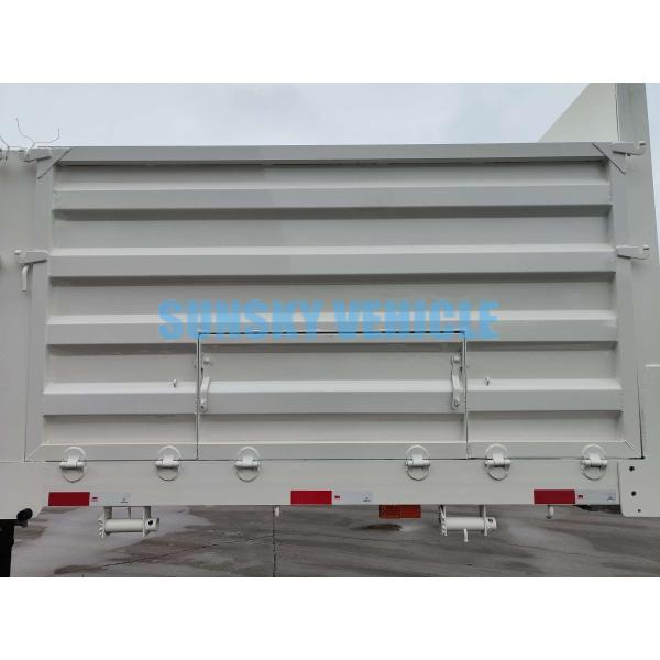 Drop Deck Semi Trailer Dry Van Trailer Flat Bed Semi Trailer