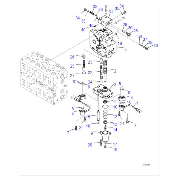 Собственная личность PC200 7 PC200 8 уменьшая клапан уменьшения 723 давления 40 71900 Собственная личность PC200 7 PC200 8 уменьшая клапан уменьшения 723 давления 40 71900