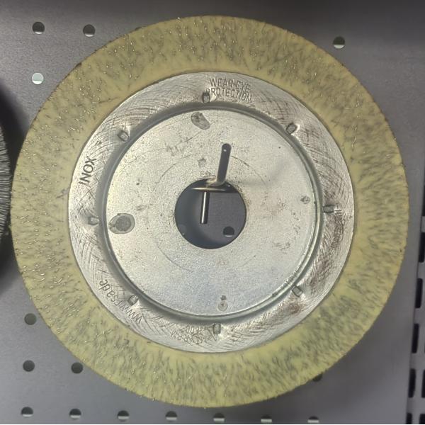 7 Inch Polyflex Encapsulated Crimped Wire Wheel Brush for Weld Cleaning